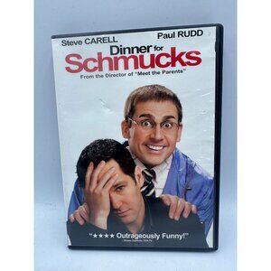 Dinner For Schmucks Steve Carell Paul Rudd DreamWorks Comedy DVD 2010 Widescreen